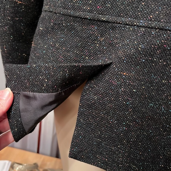 Like new Talbots black multicolored heathered lined jacket - Picture 7 of 13